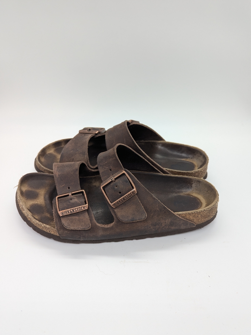 Birkenstock Arizona Brown Leather Sandals EU 39 Men's 6/6.5 Women's 8/8.5